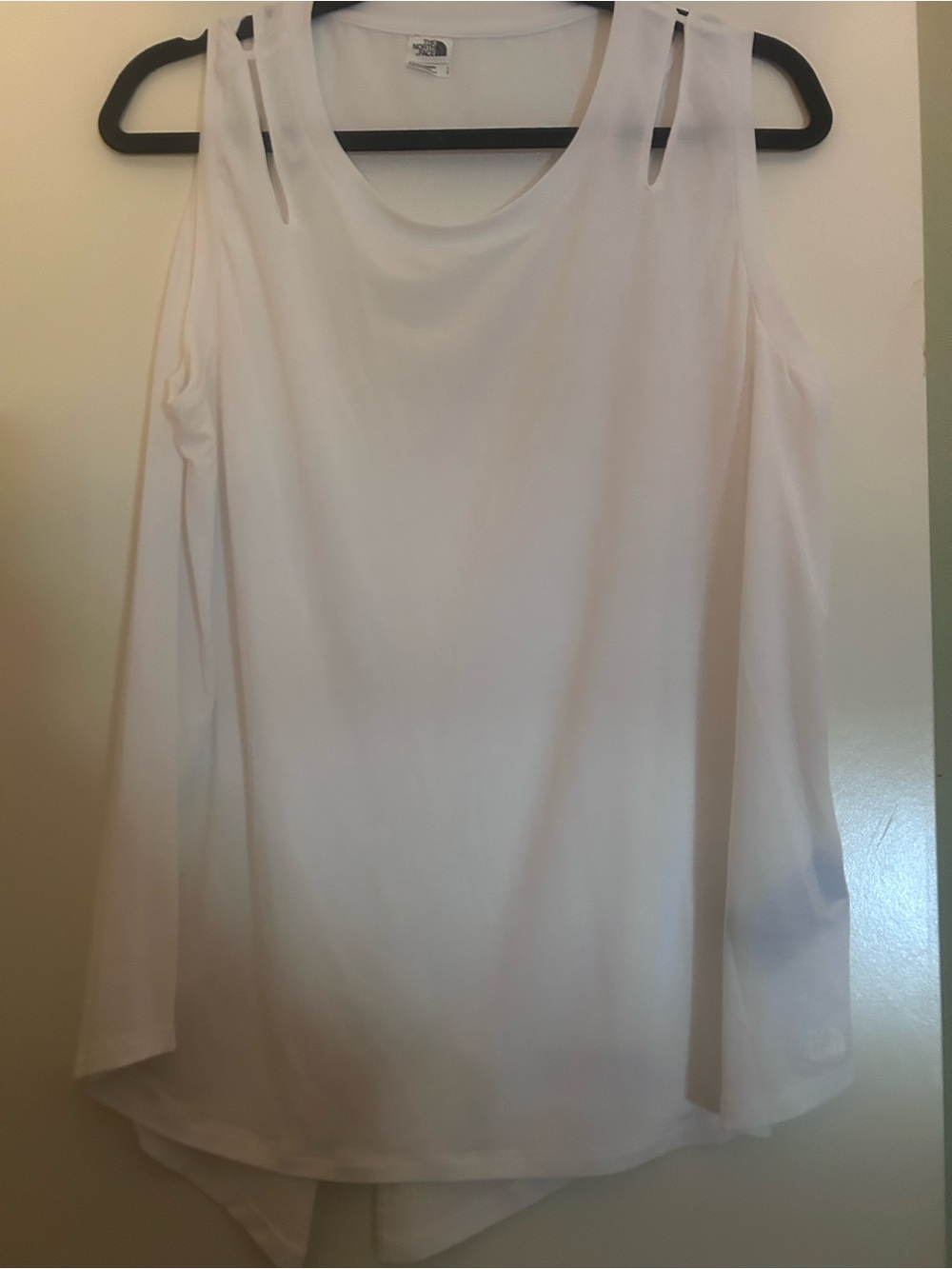 The North Face Women's White Cold-Shoulder Tank Top